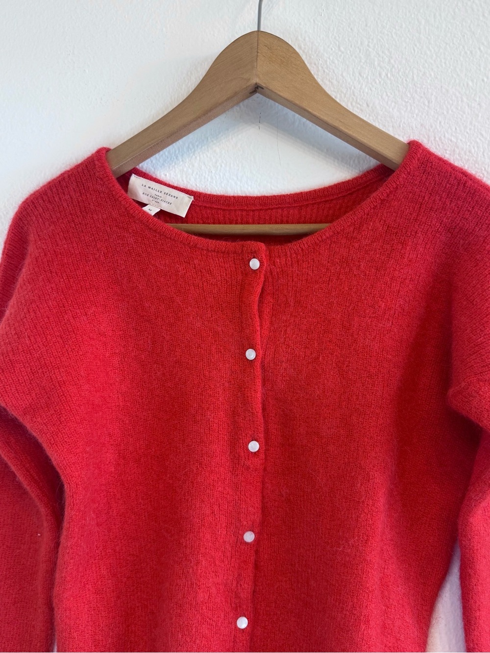 Sezane Gaspard Cardigan Red - Picture 3 of 11